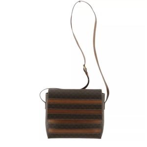 Celine Monogram Macadam Purse shoulder Bag VINTAGE 2000 CHIC